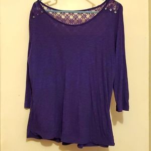 Express top, Large, Purple